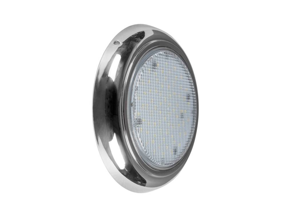 “MAXI-Clicker” Underwater Light without Niche, Stainless Steel,RGB Changing Color.