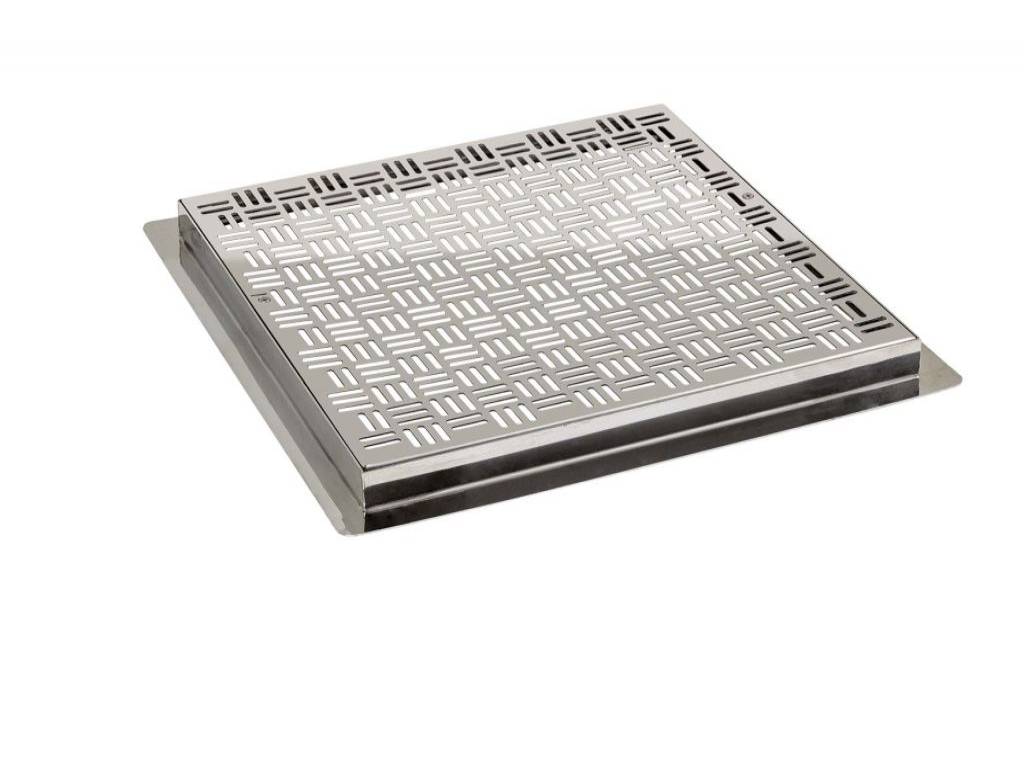 St. Steel Squared Grilles for Main Drain for Concrete Pools