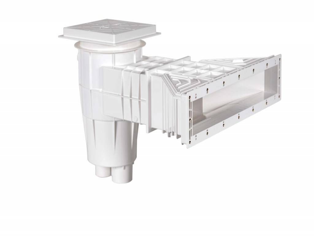 Lux-Elevated Wide Mouth Skimmers for Liner Pools